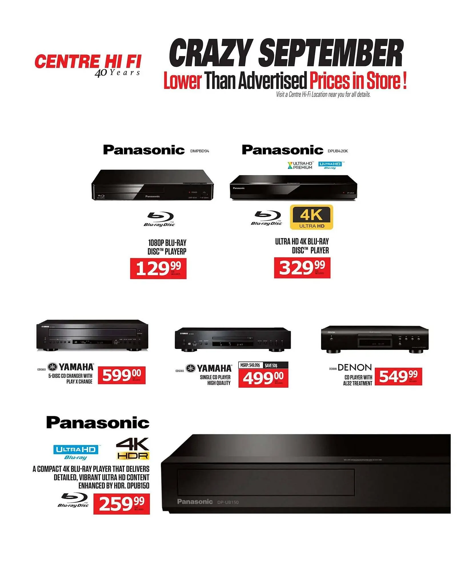 Centre Hi-Fi flyer from September 26 to October 2 2025 - flyer page 41