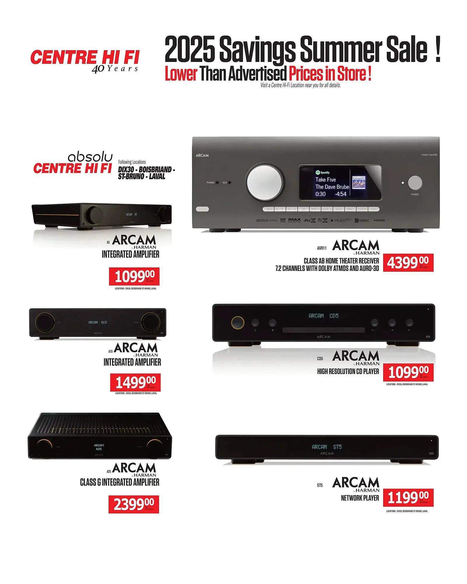 Centre Hi-Fi flyer from July 18 to July 24 2025 - flyer page 35