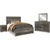 Wynnlow 6 Piece Panel Bedroom - Gray