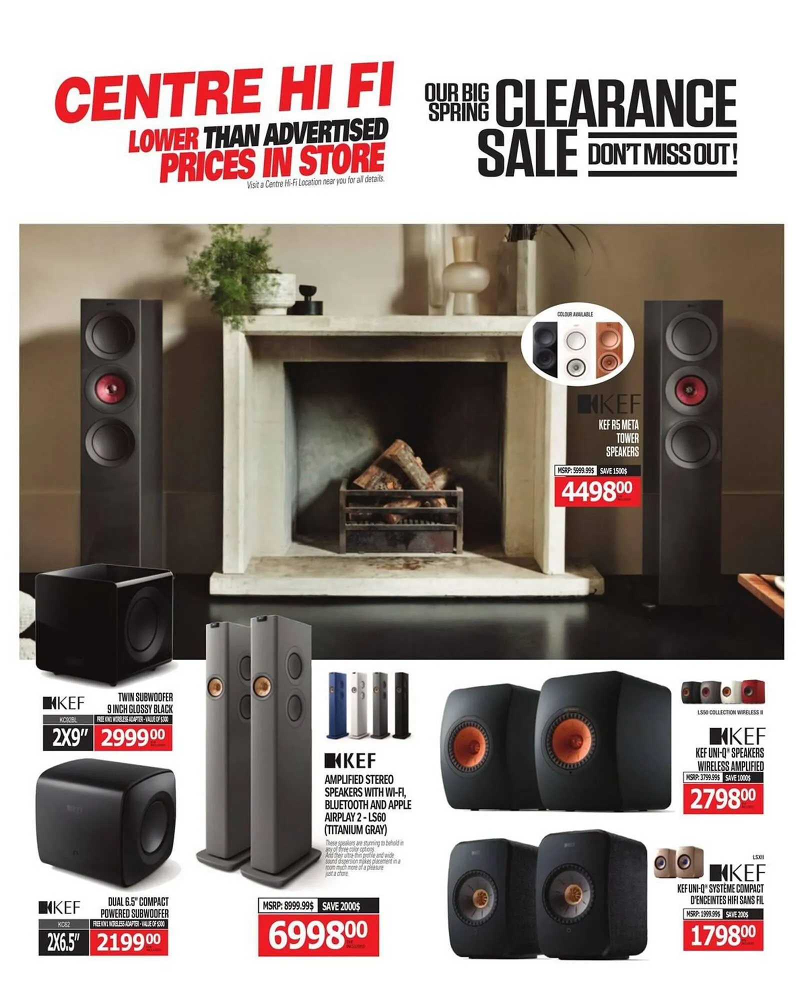 Centre Hi-Fi flyer from April 4 to April 10 2025 - flyer page 63