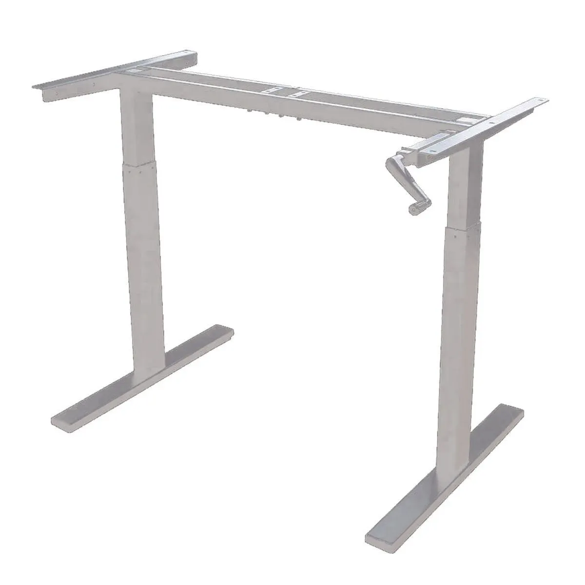Structure blanche pour bureau assis-debout