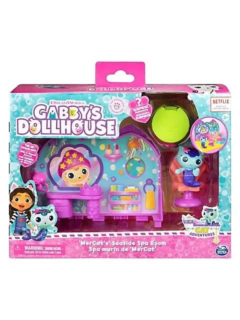 Mercat’s Seaside Spa Room Playset With Mercat Figure