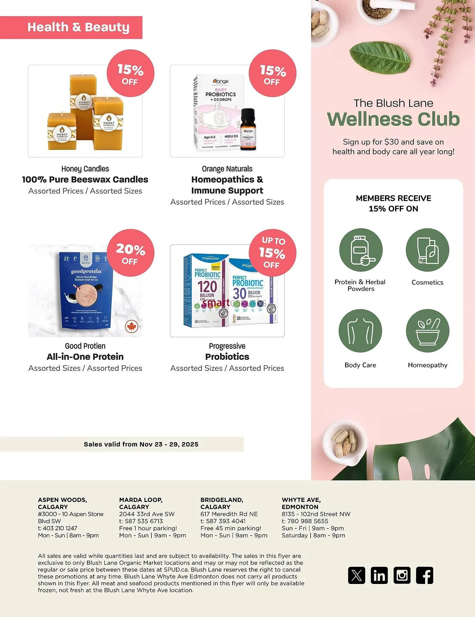 Blush Lane Organics flyer from December 7 to December 24 2025 - flyer page 5