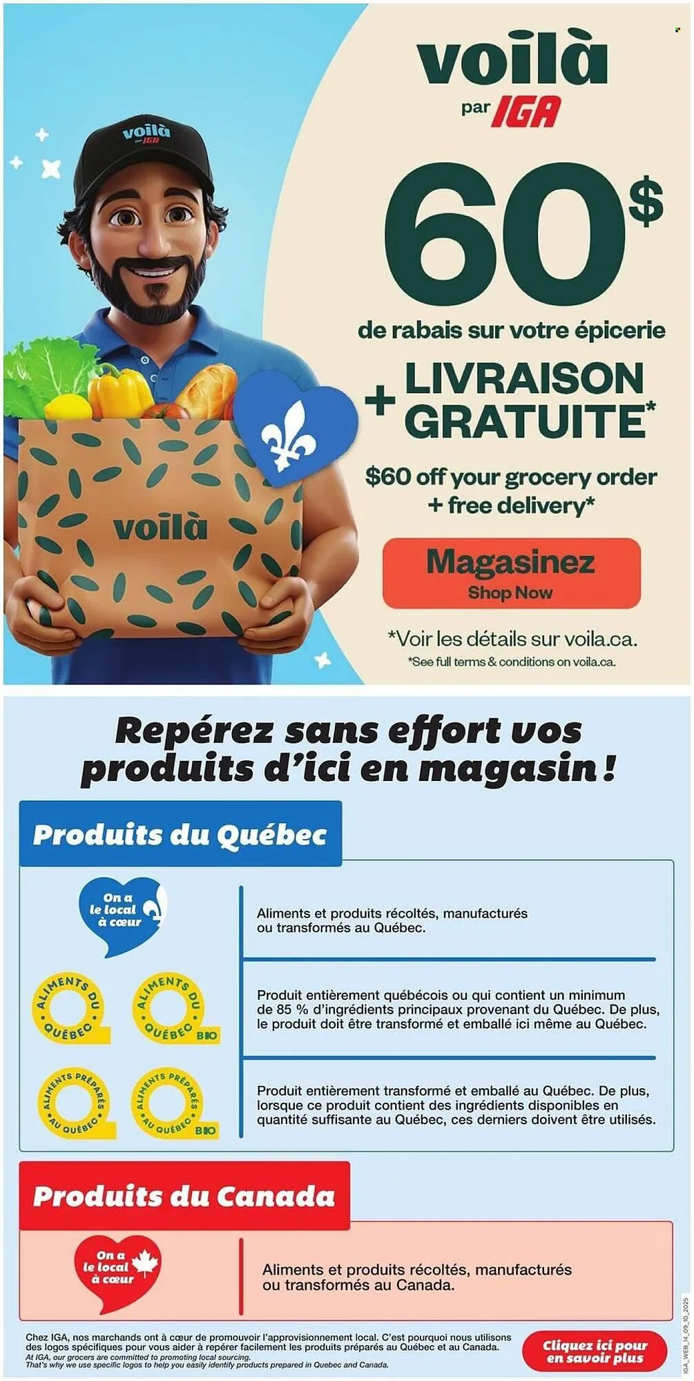 IGA flyer from October 9 to October 15 2025 - flyer page 19