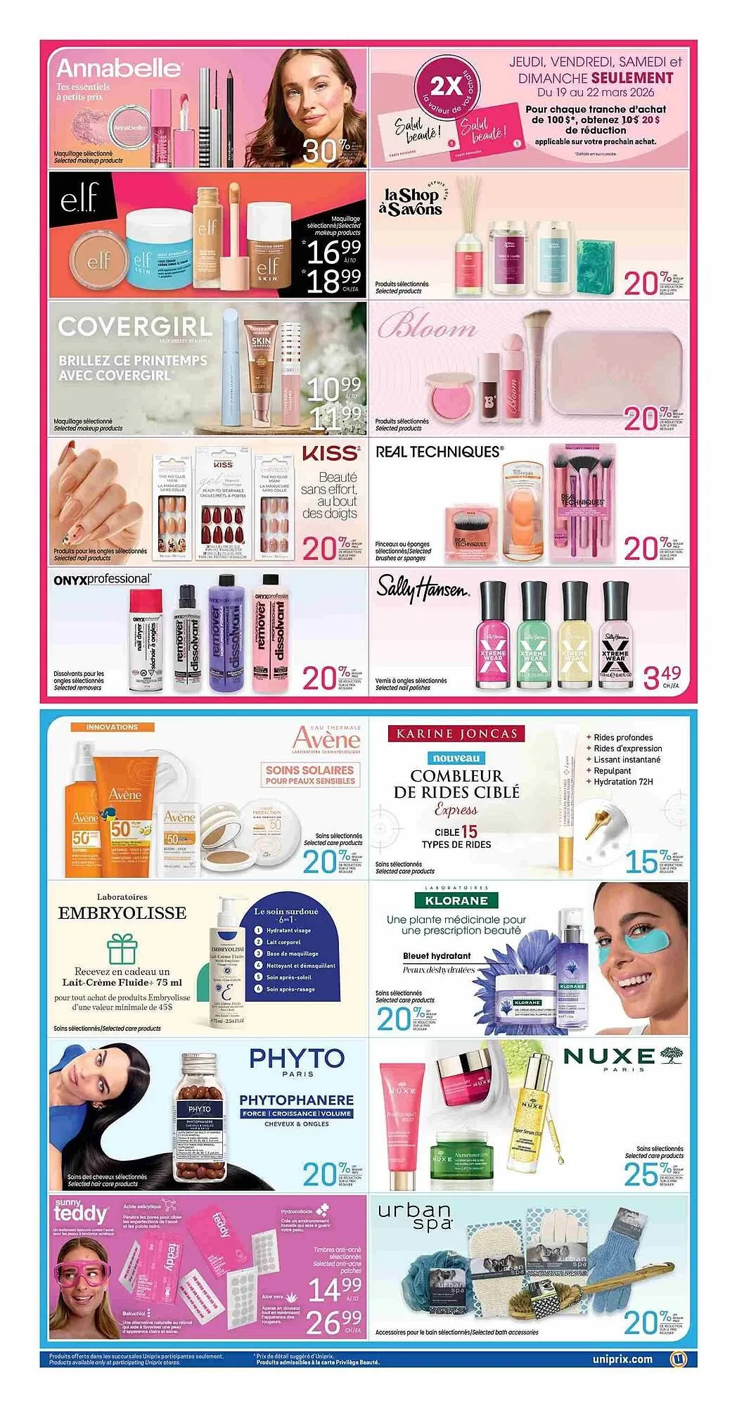 Uniprix flyer from March 18 to March 25 2026 - flyer page 4