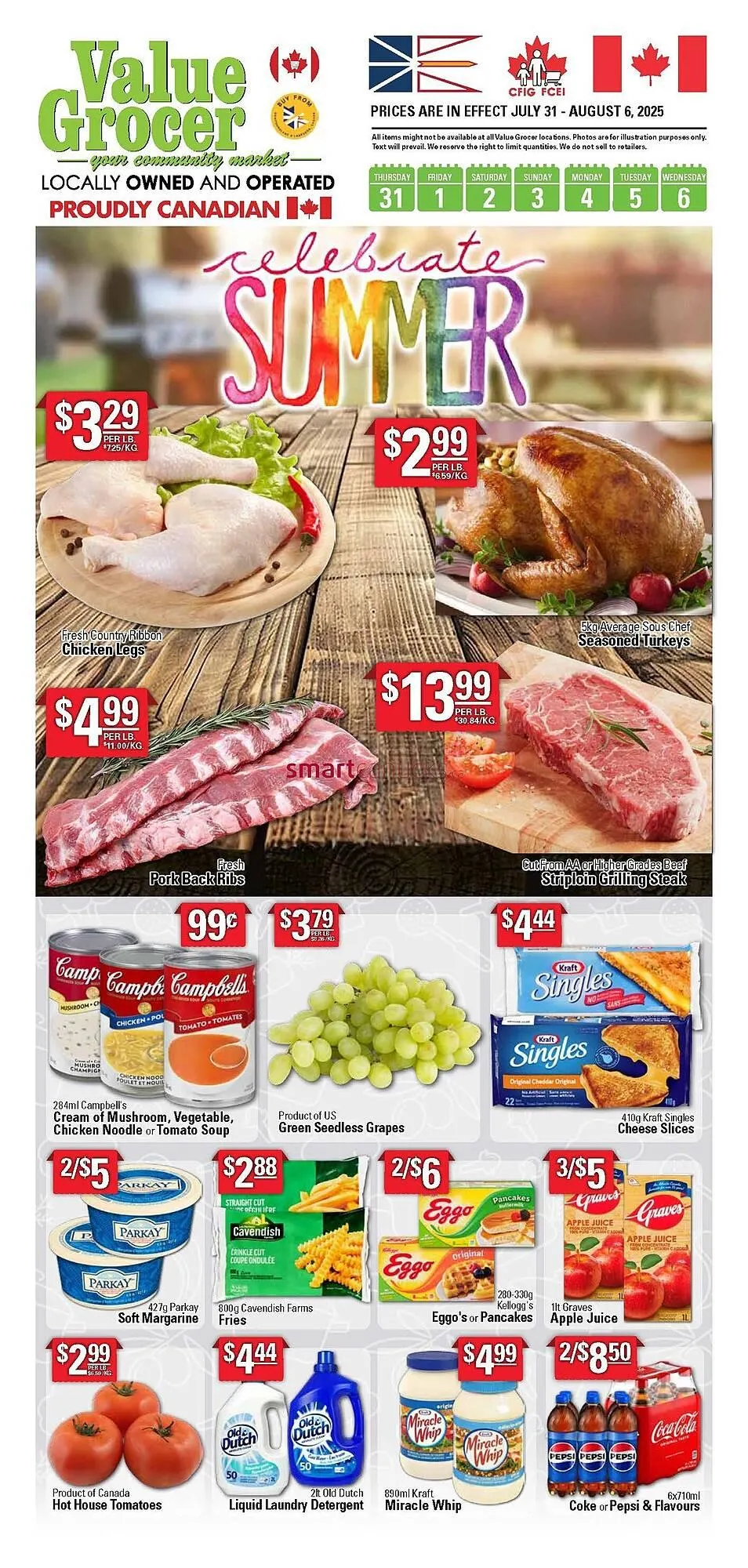 Value Grocer flyer from July 31 to August 6 2025 - flyer page 1