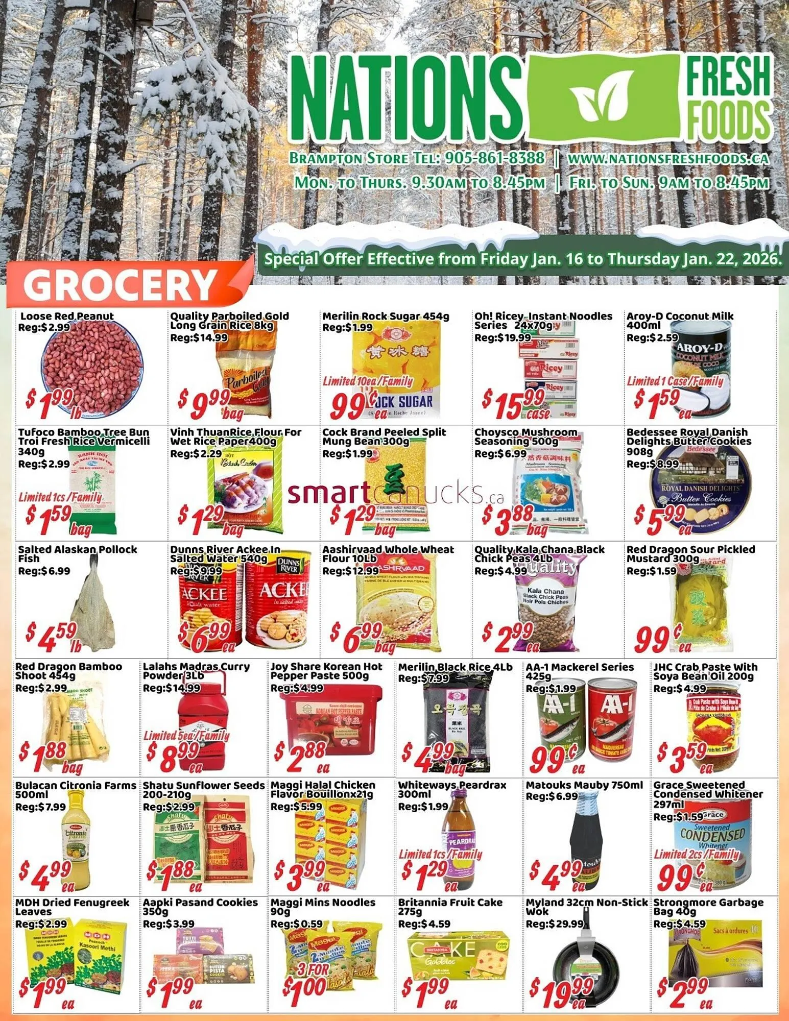 Nations Fresh Foods flyer from January 16 to January 22 2026 - flyer page 1
