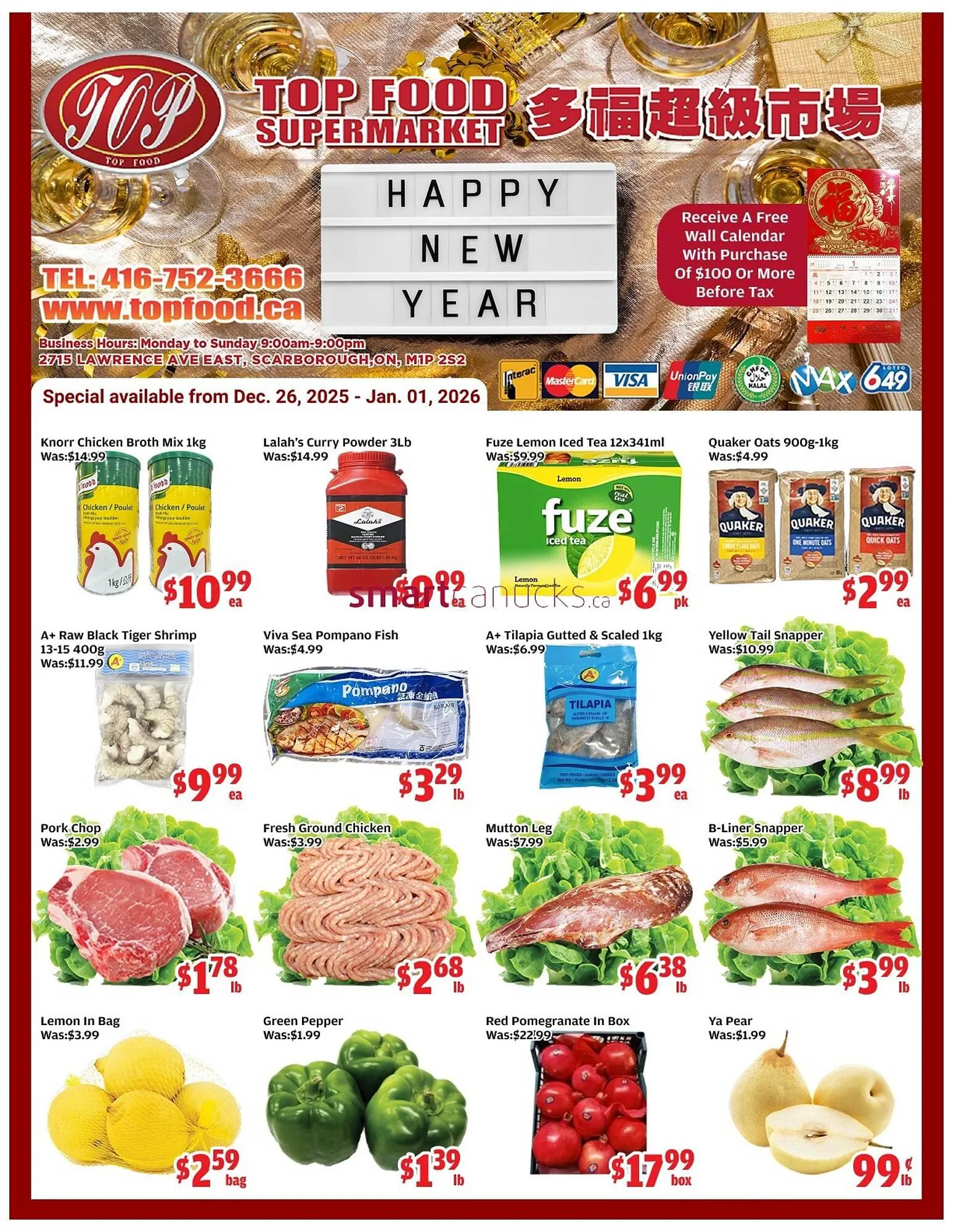 Top Food Supermarket flyer from December 26 to January 1 2026 - flyer page 1