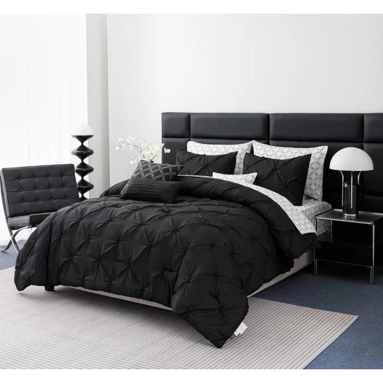 8pc/10pc Pintuck Bed-in-a-Bag Set Bedding