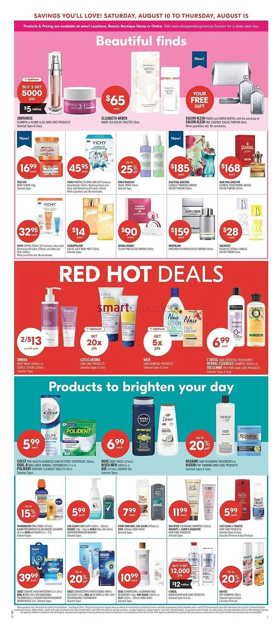 Shoppers Drug Mart flyer from August 8 to August 14 2024 - flyer page 11