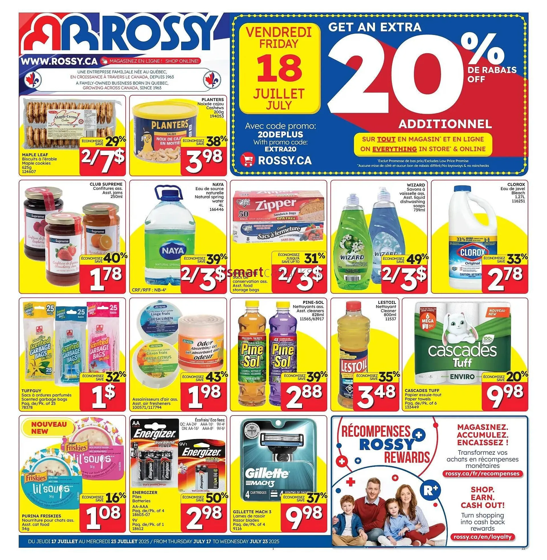 Rossy flyer from July 17 to July 23 2025 - flyer page 1