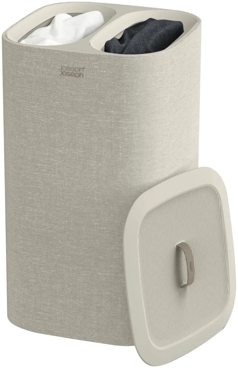 Joseph Joseph Tota 60 Litre Laundry Separation Basket Ecru