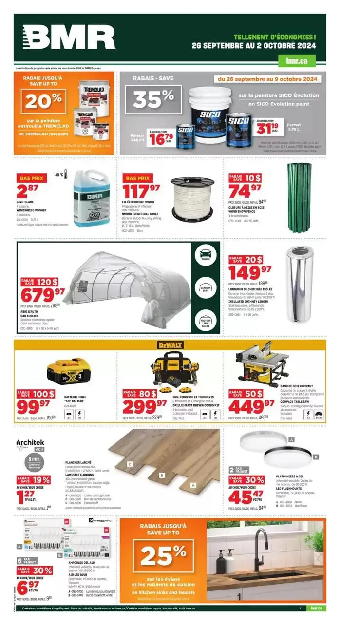 Weekly Ad from September 26 to October 2 2024 - flyer page 1