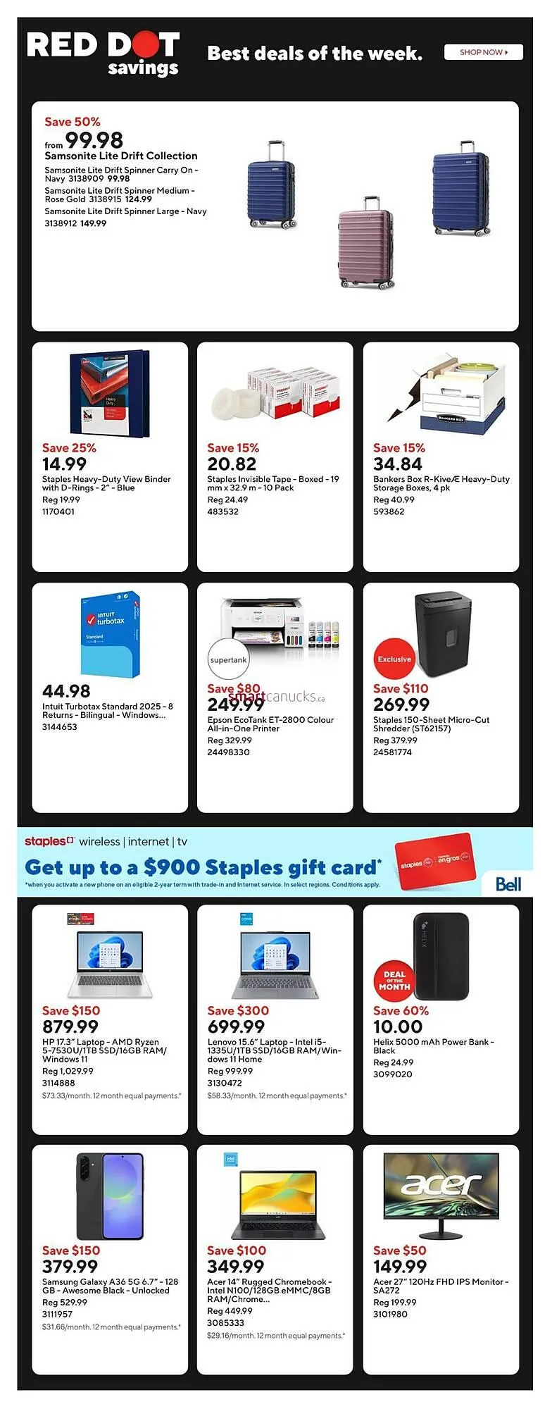 Staples flyer from February 13 to February 19 2026 - flyer page 2