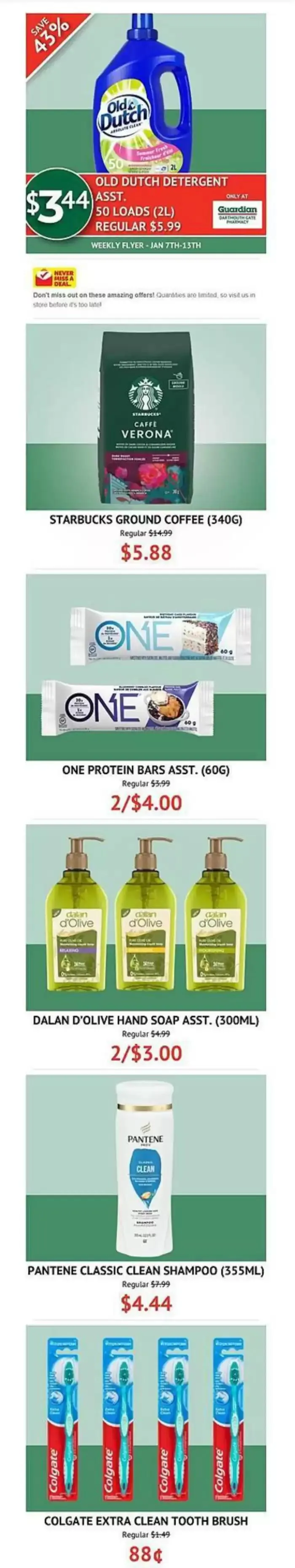 Guardian Pharmacy weekly flyer - 1