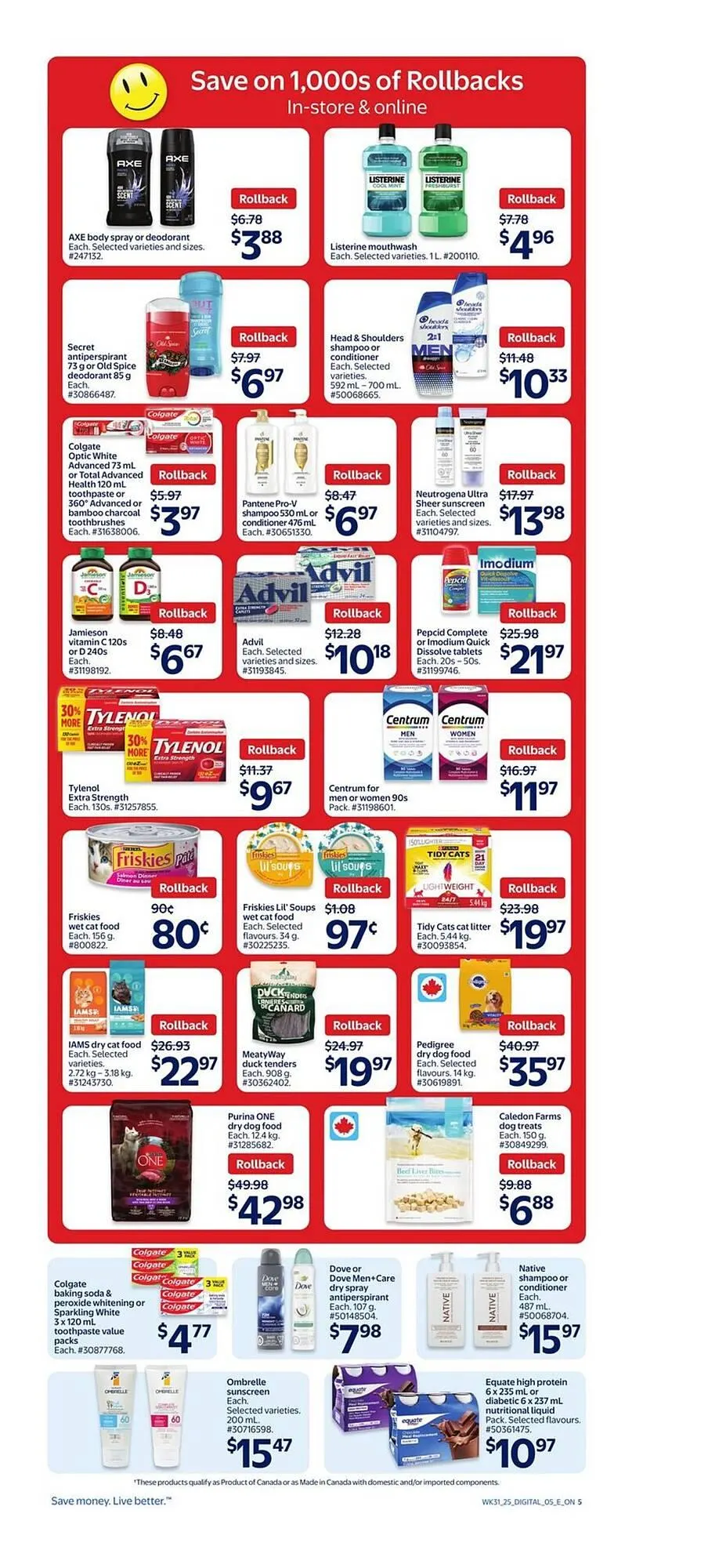 Walmart flyer from August 22 to August 28 2025 - flyer page 9