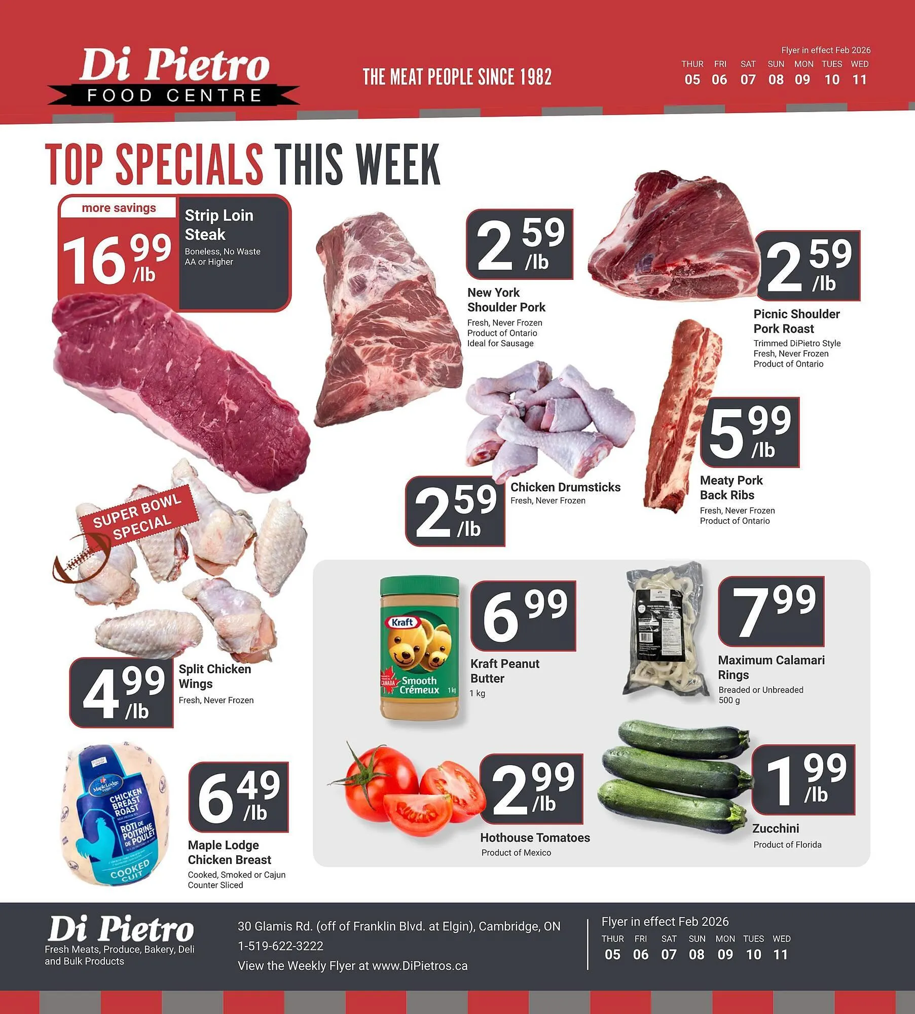 Di Pietro flyer from February 5 to February 11 2026 - flyer page 1