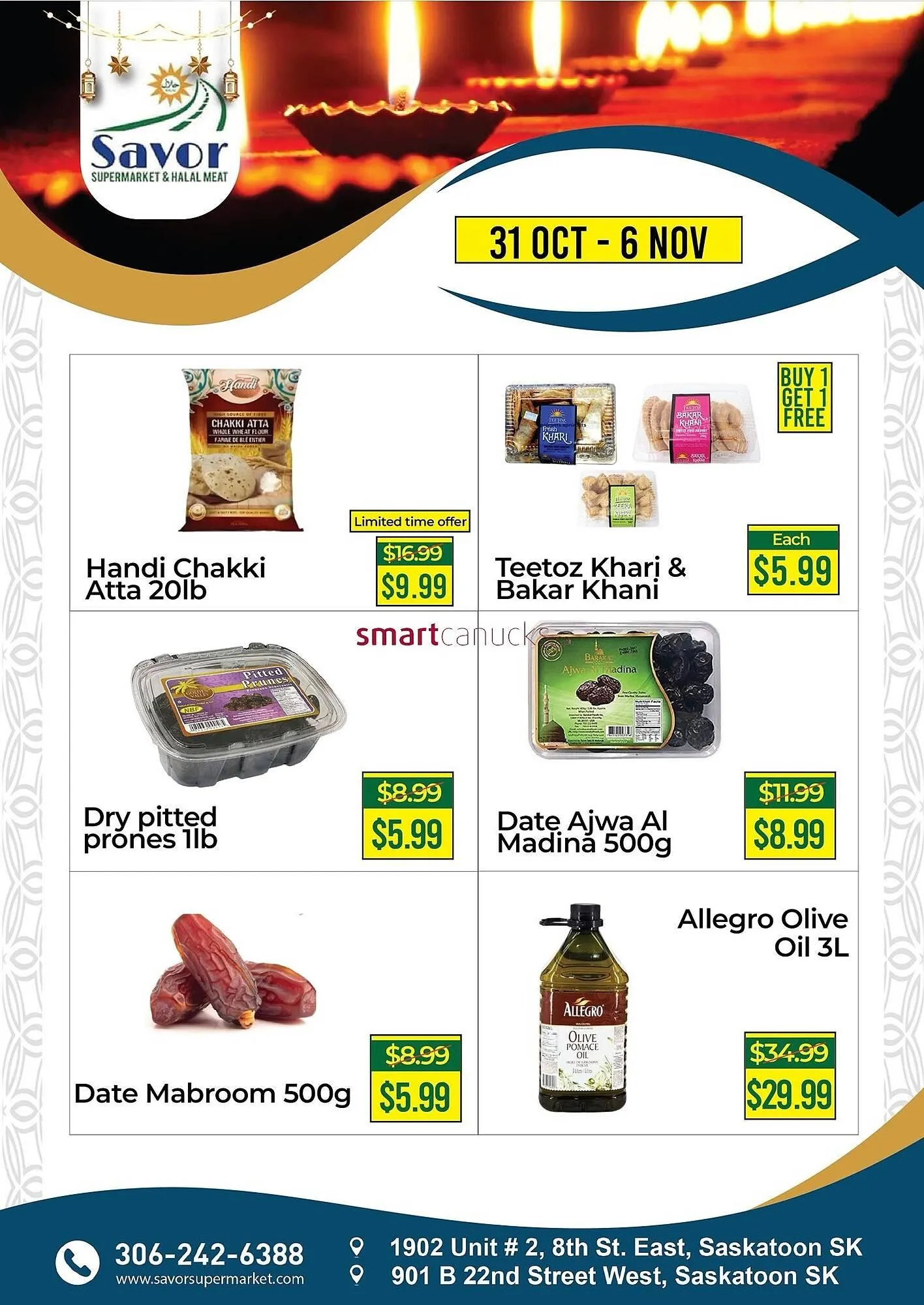 Savor Supermarket flyer from October 31 to November 6 2025 - flyer page 1