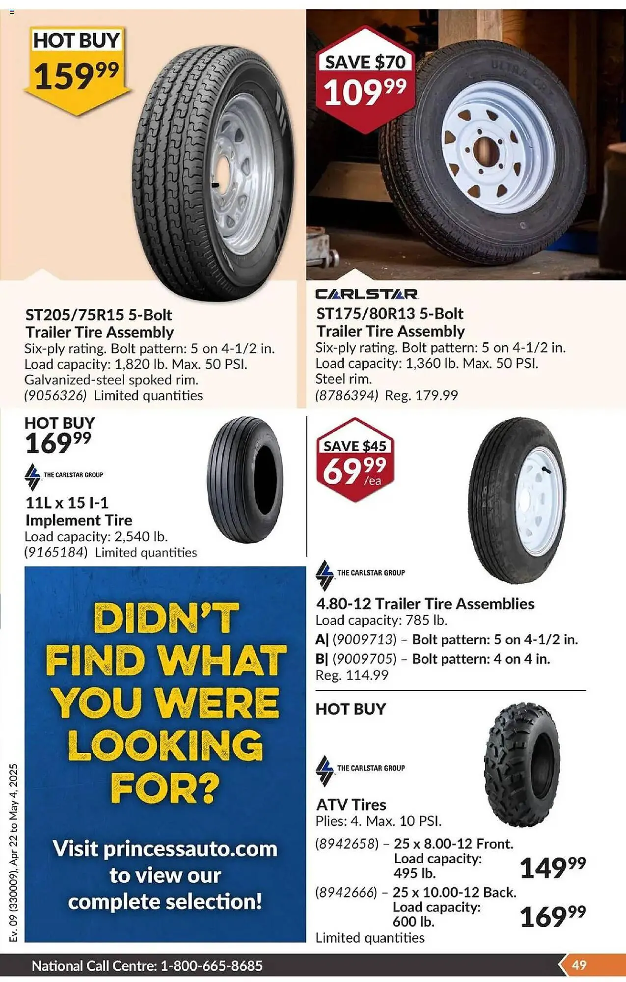 Princess Auto flyer from April 22 to May 4 2025 - flyer page 54
