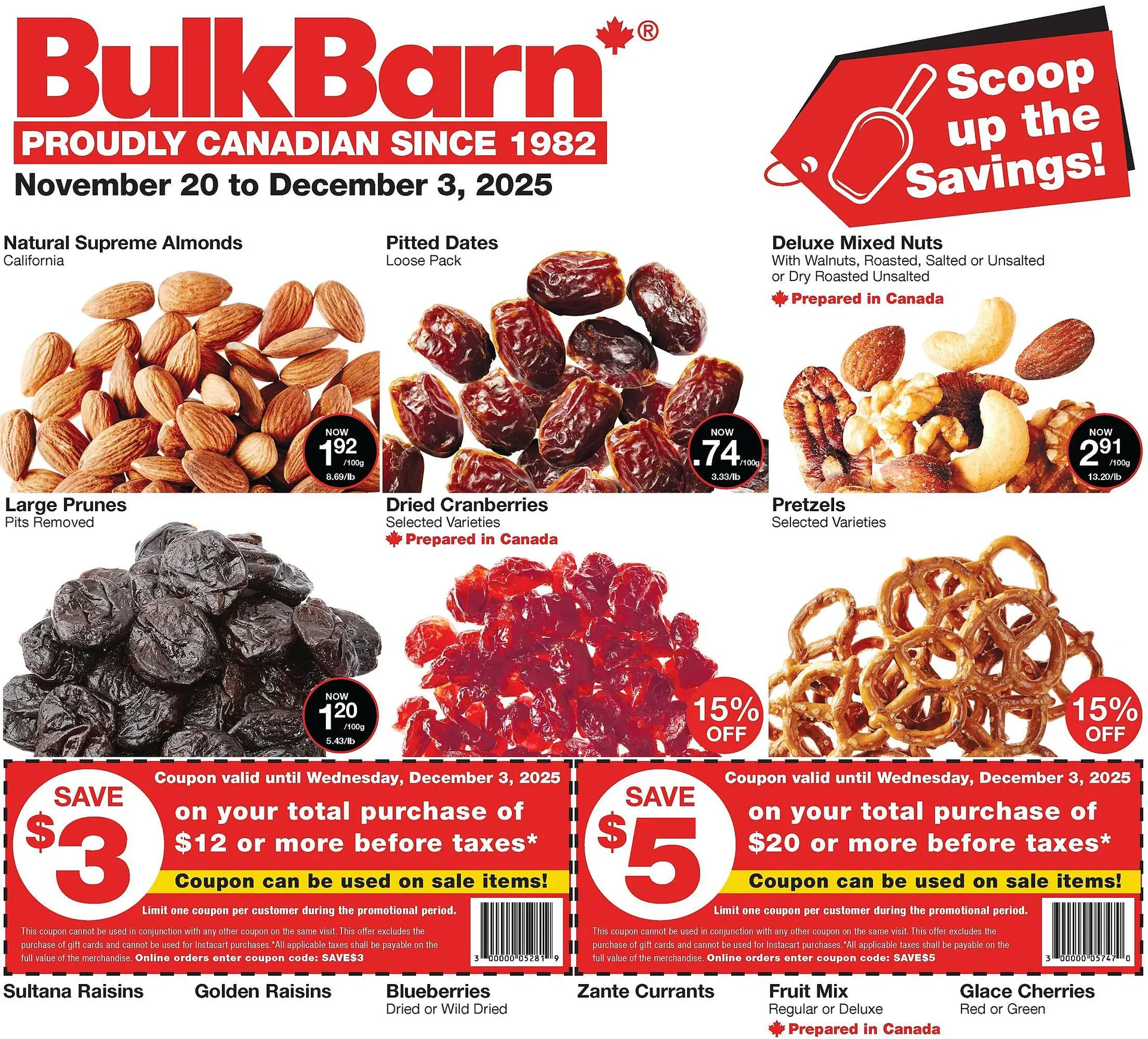 Bulk Barn flyer from November 20 to November 26 2025 - flyer page 1