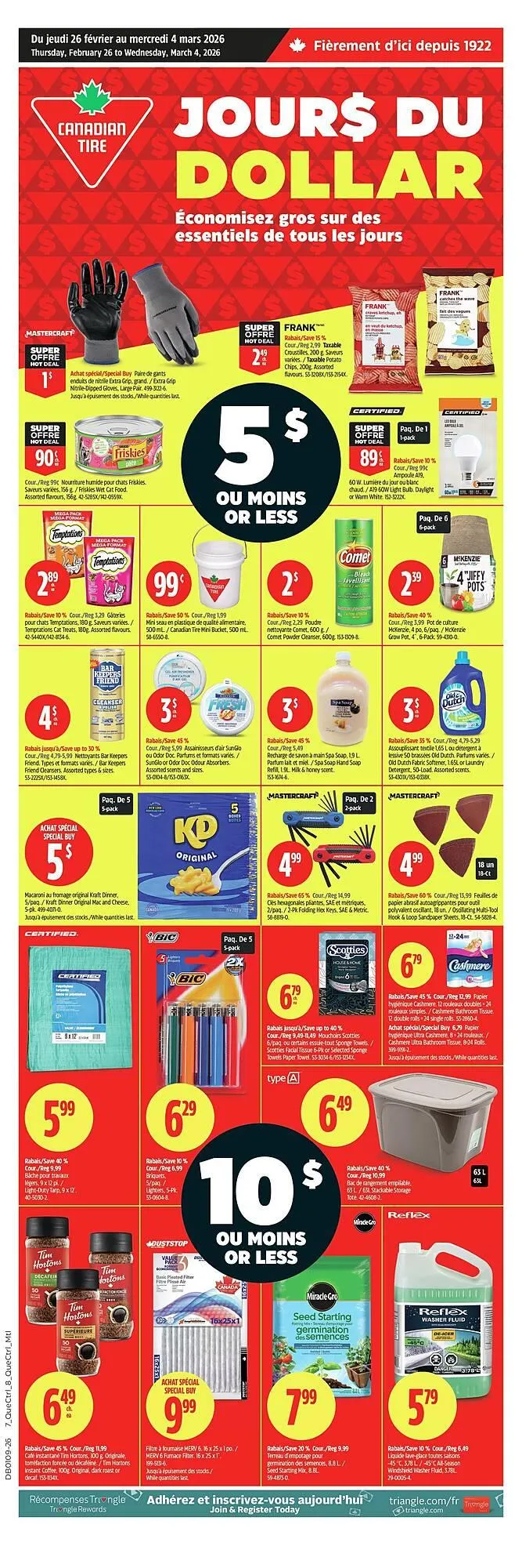 Canadian Tire flyer from February 26 to March 5 2026 - flyer page 1