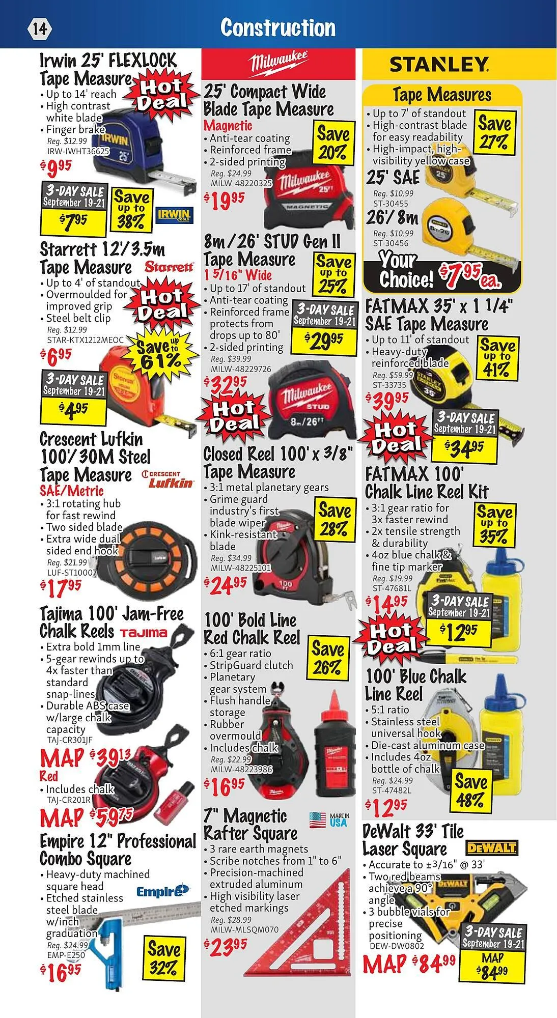 KMS Tools flyer from September 1 to September 30 2024 - flyer page 14