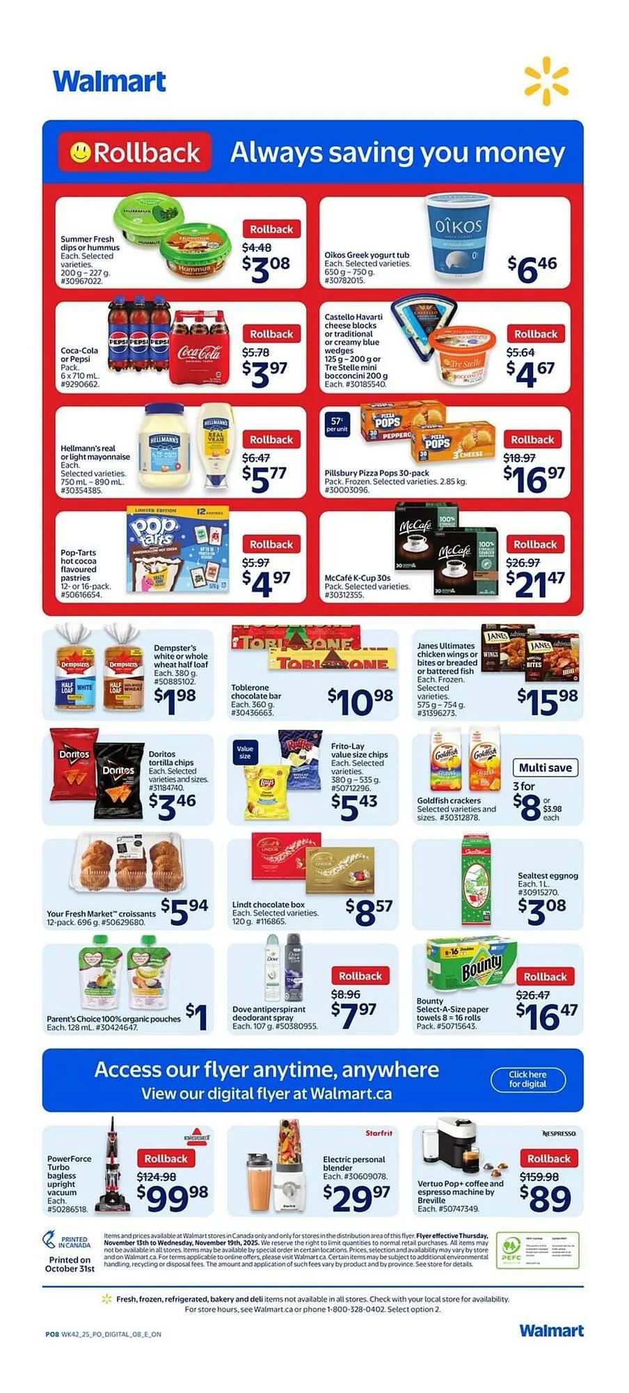 Walmart flyer from November 13 to November 19 2025 - flyer page 2