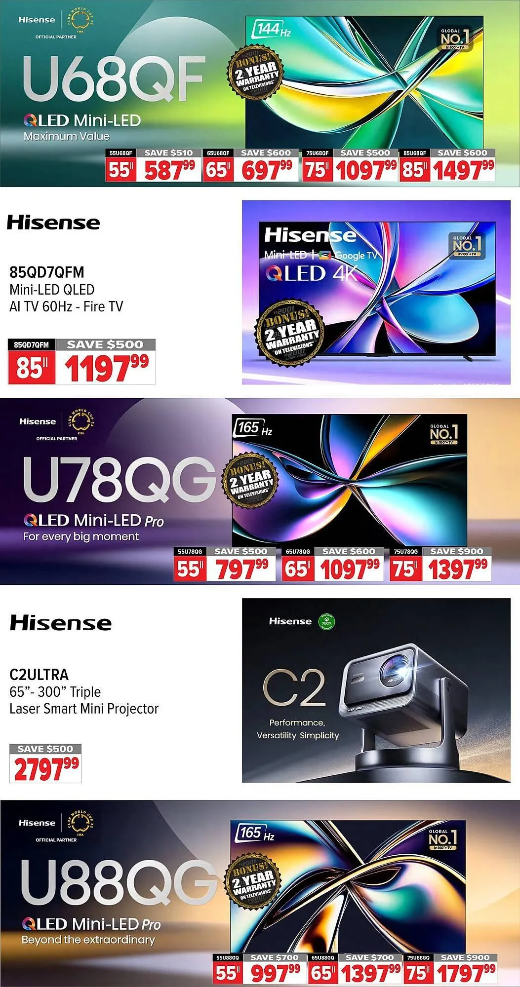 2001 Audio Video flyer from October 10 to October 23 2025 - flyer page 8