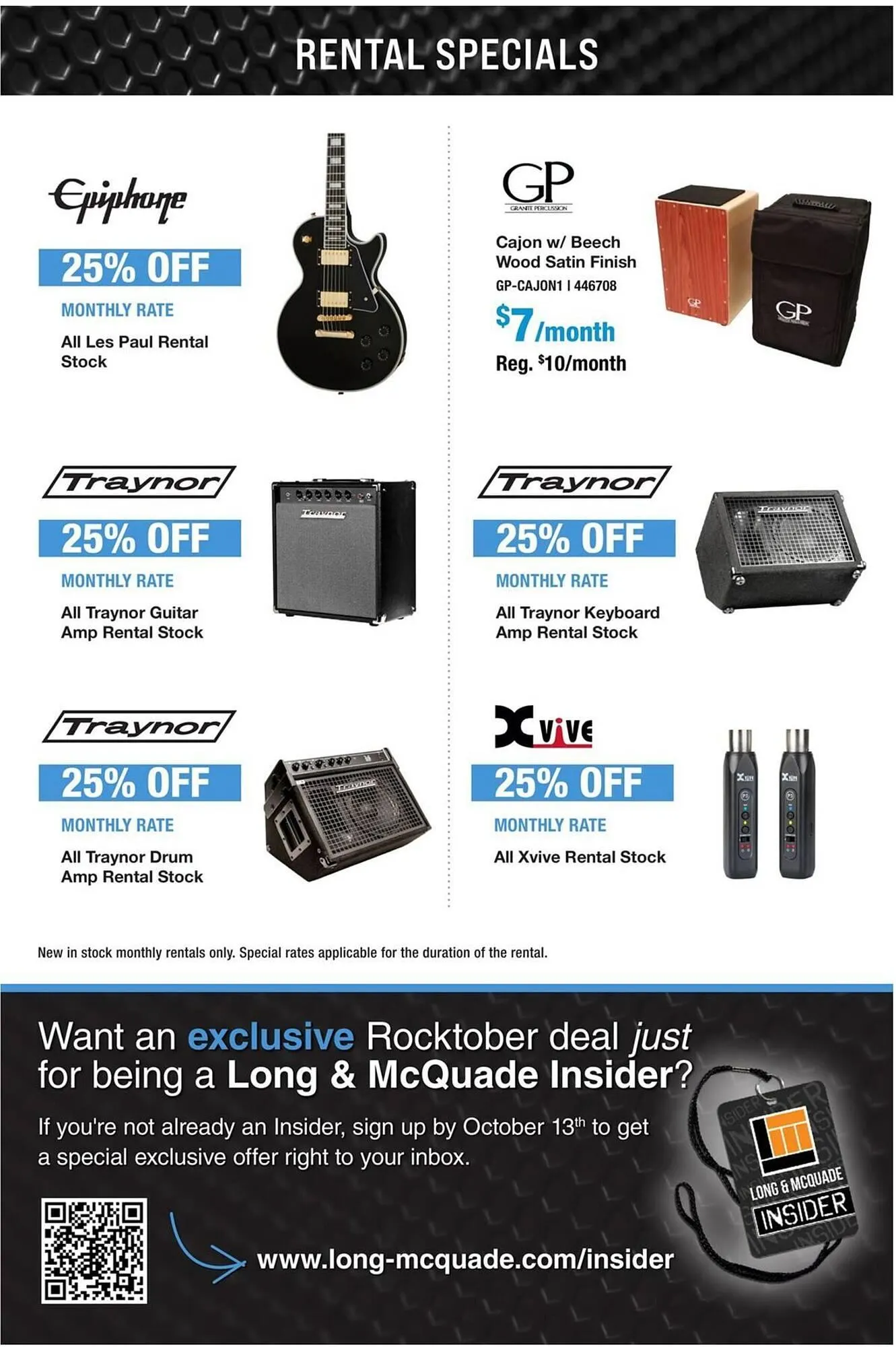 Long & McQuade flyer from October 9 to October 31 2025 - flyer page 43