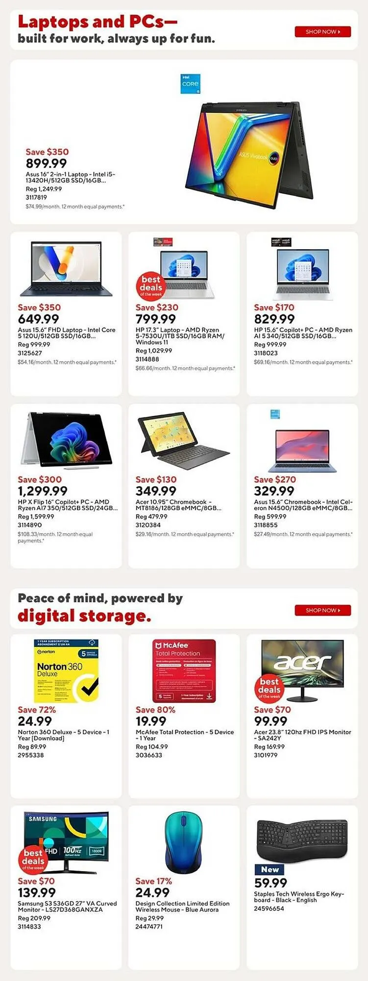 Staples flyer from November 7 to November 14 2025 - flyer page 5