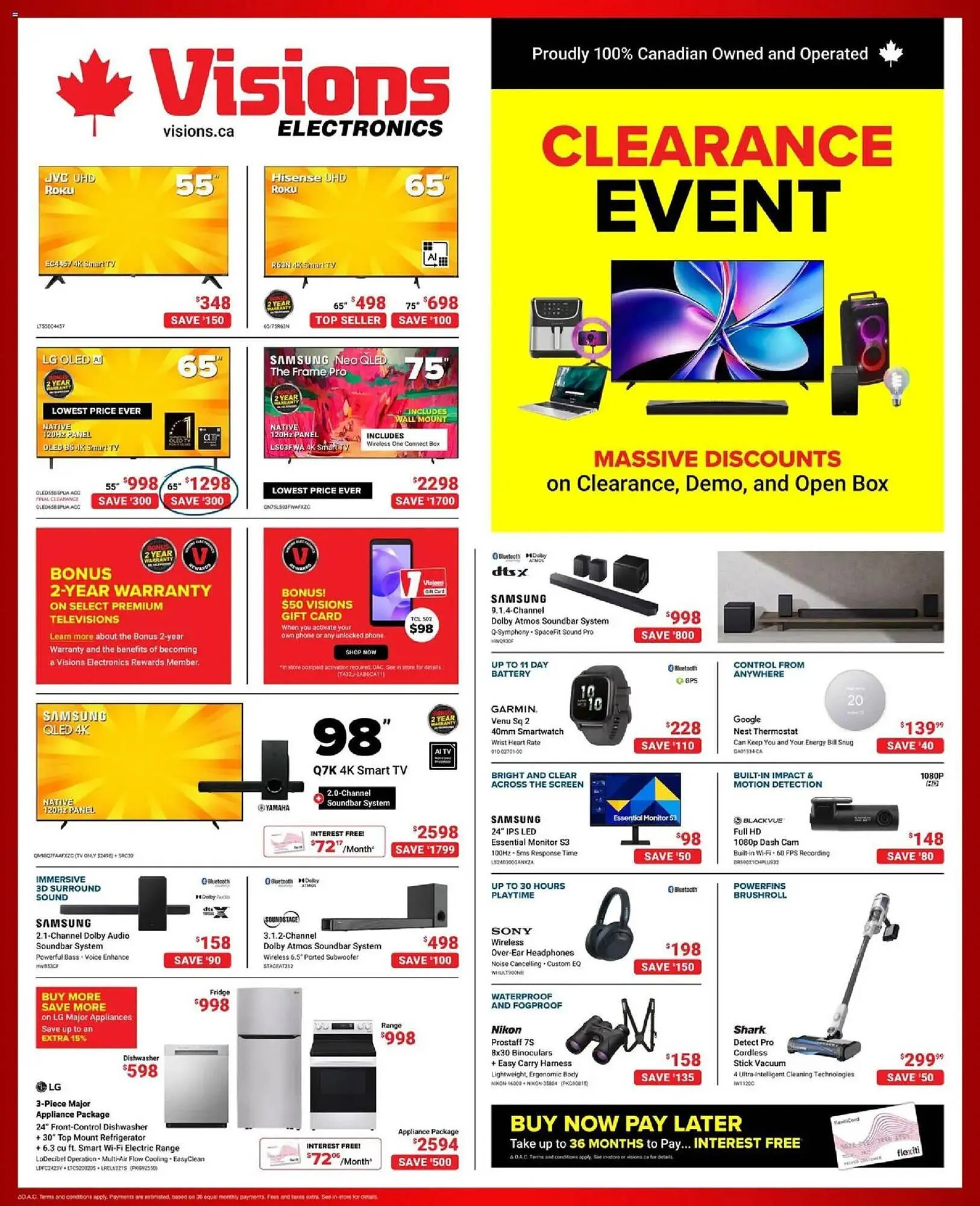 Visions Electronics flyer from February 27 to March 6 2026 - flyer page 1