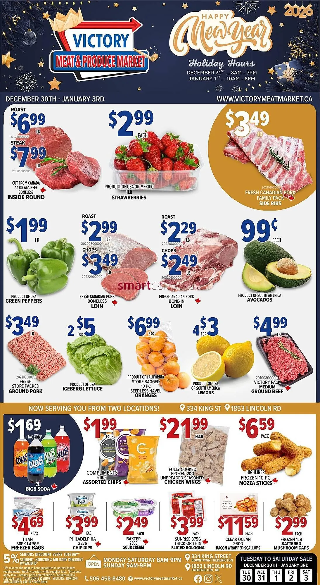Victory Meat Market flyer from December 30 to January 3 2026 - flyer page 1