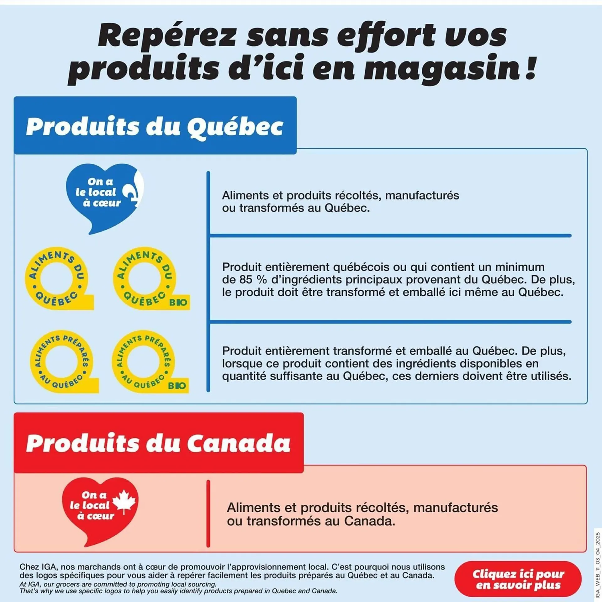 IGA flyer from April 1 to May 1 2025 - flyer page 19