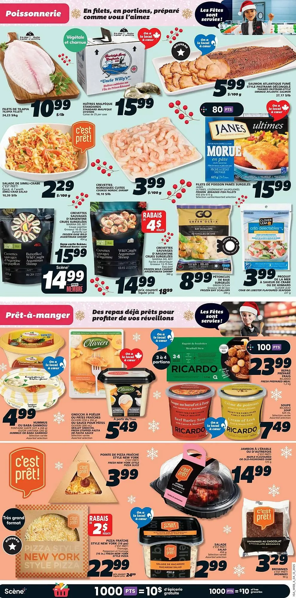 IGA flyer from December 4 to December 10 2025 - flyer page 6