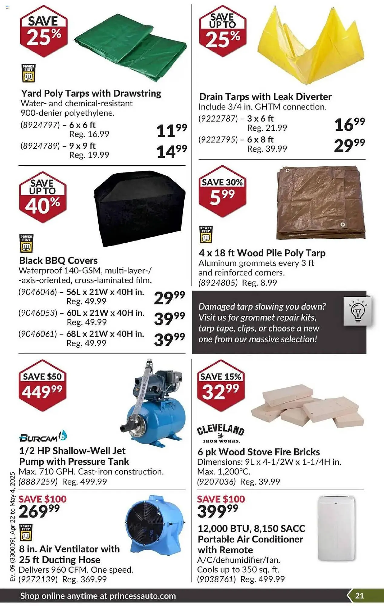 Princess Auto flyer from April 22 to May 4 2025 - flyer page 26