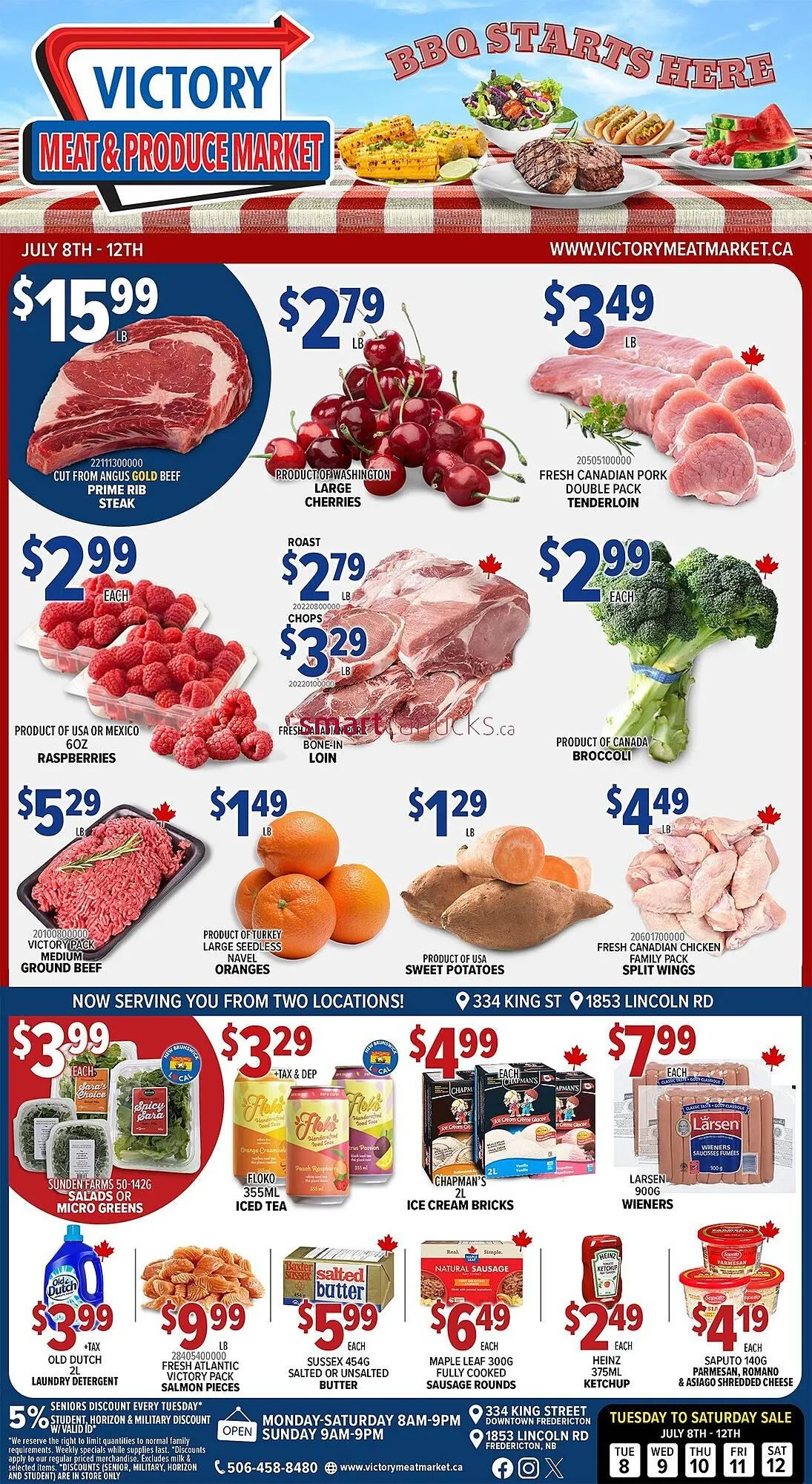 Victory Meat Market flyer - 1