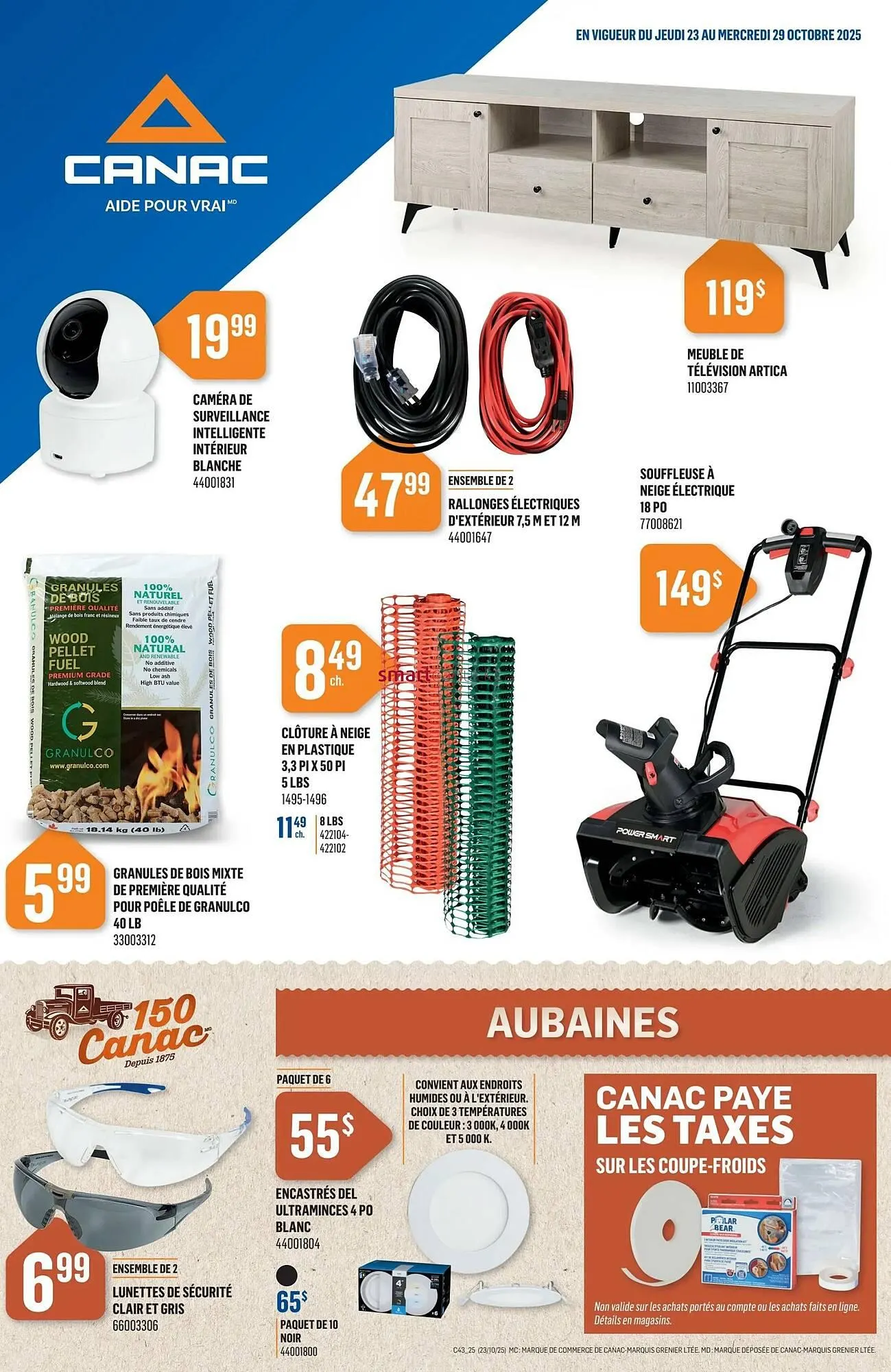 Canac flyer from October 23 to October 29 2025 - flyer page 1