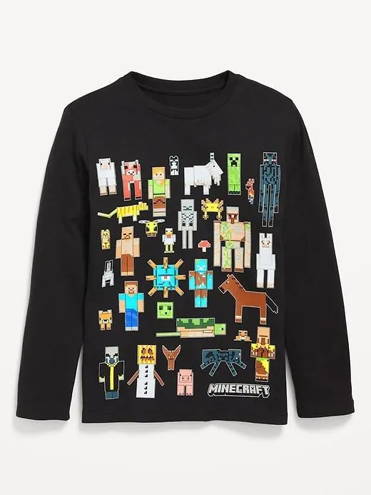 Minecraft™ Gender-Neutral Graphic T-Shirt for Kids