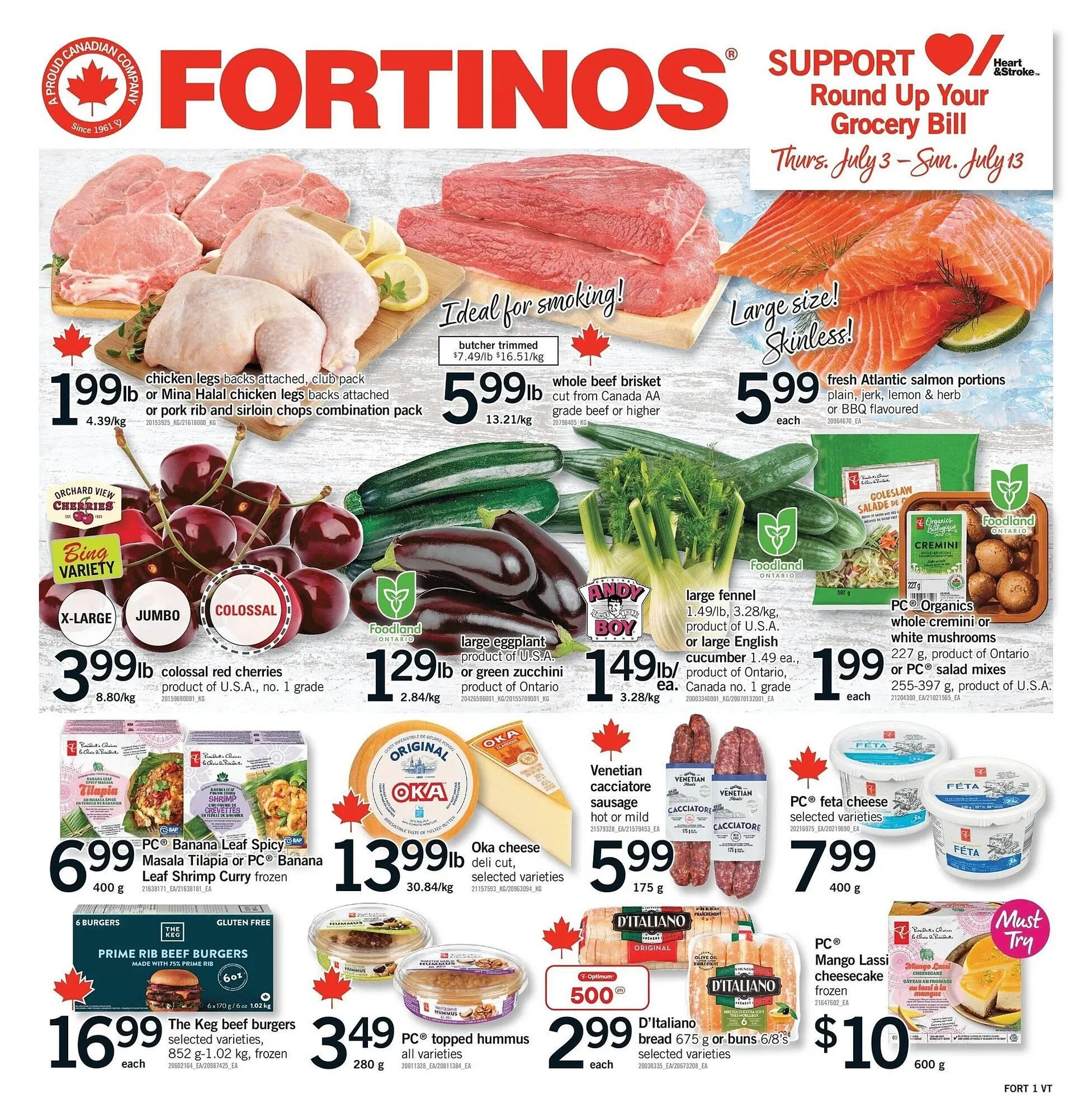 Fortinos flyer from July 3 to July 16 2025 - flyer page 1