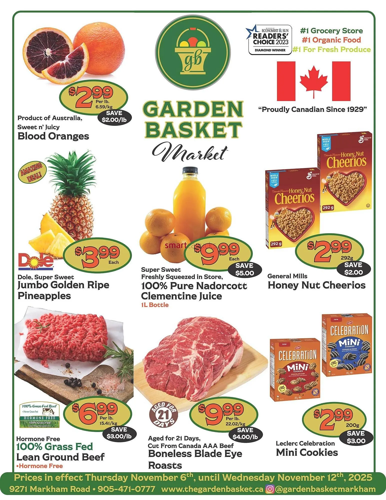 The Garden Basket flyer from November 6 to November 12 2025 - flyer page 1