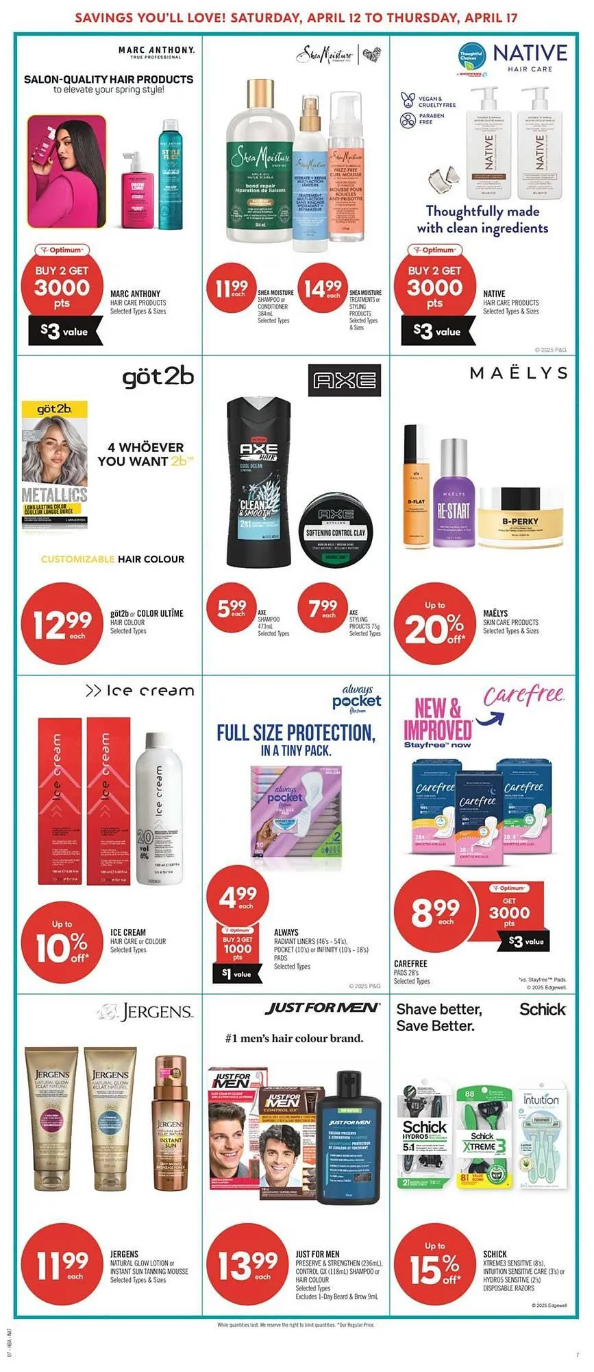 Shoppers Drug Mart flyer from April 10 to April 21 2025 - flyer page 14