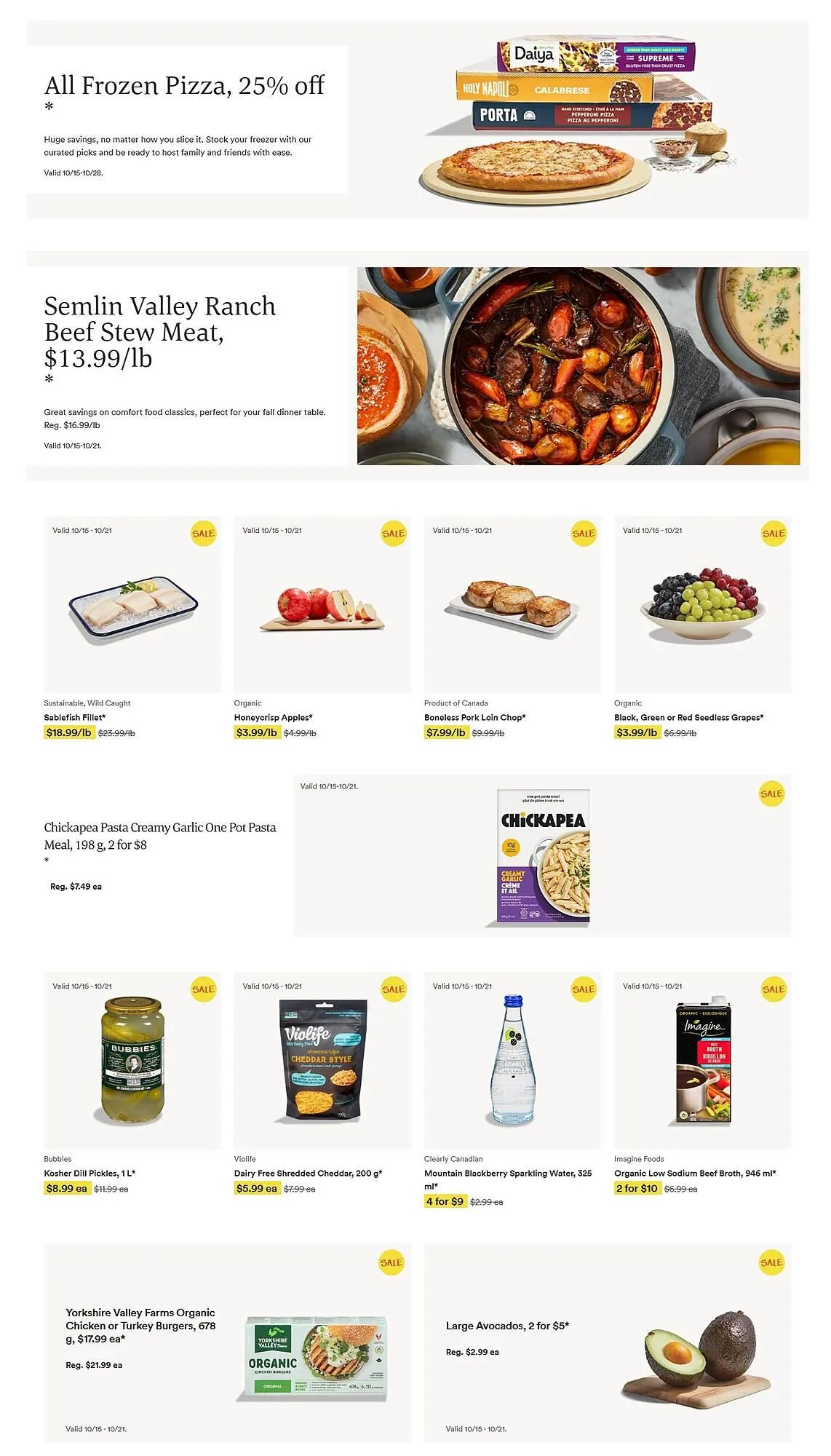 Whole Foods Market flyer from October 15 to October 21 2025 - flyer page 1