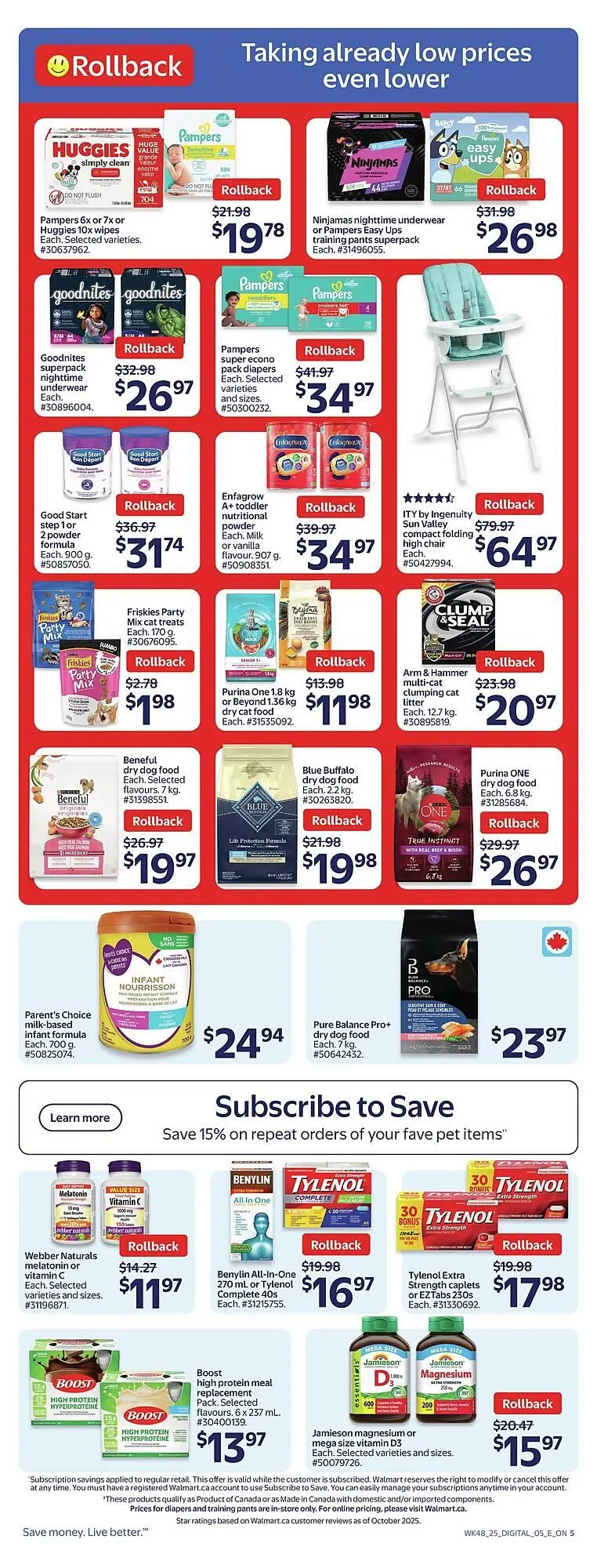 Walmart flyer from December 25 to January 1 2026 - flyer page 6