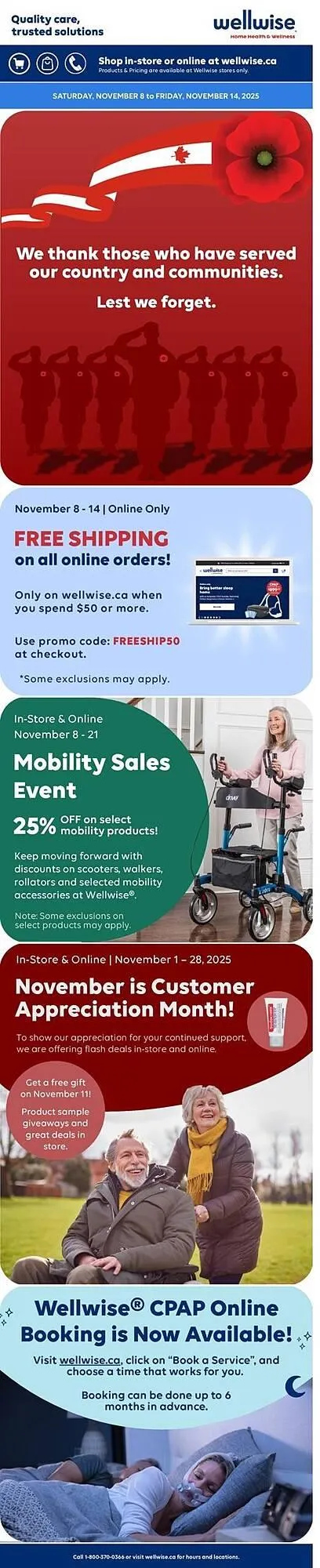 Shoppers Drug Mart flyer from November 3 to November 12 2025 - flyer page 1