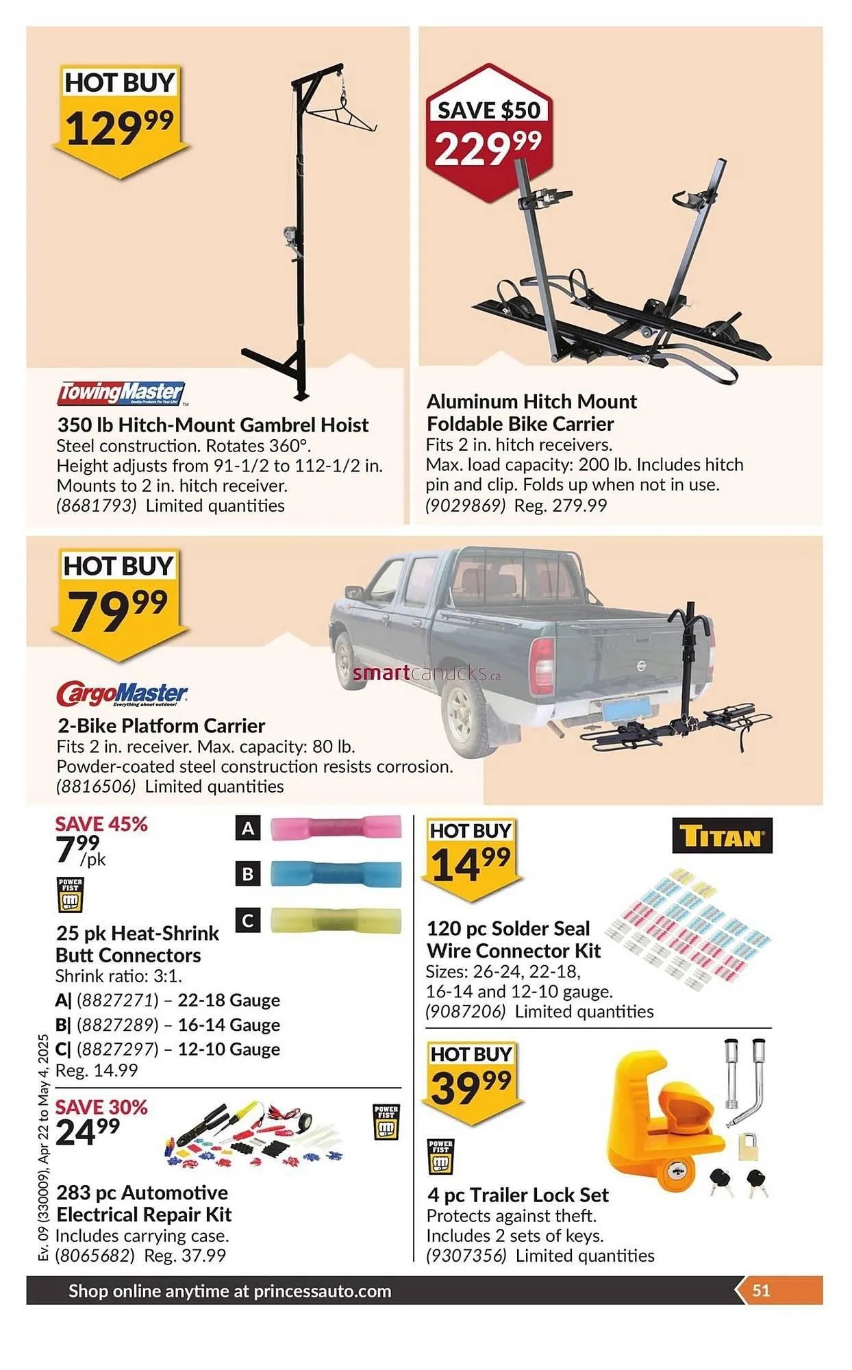 Princess Auto flyer from April 18 to April 24 2025 - flyer page 56