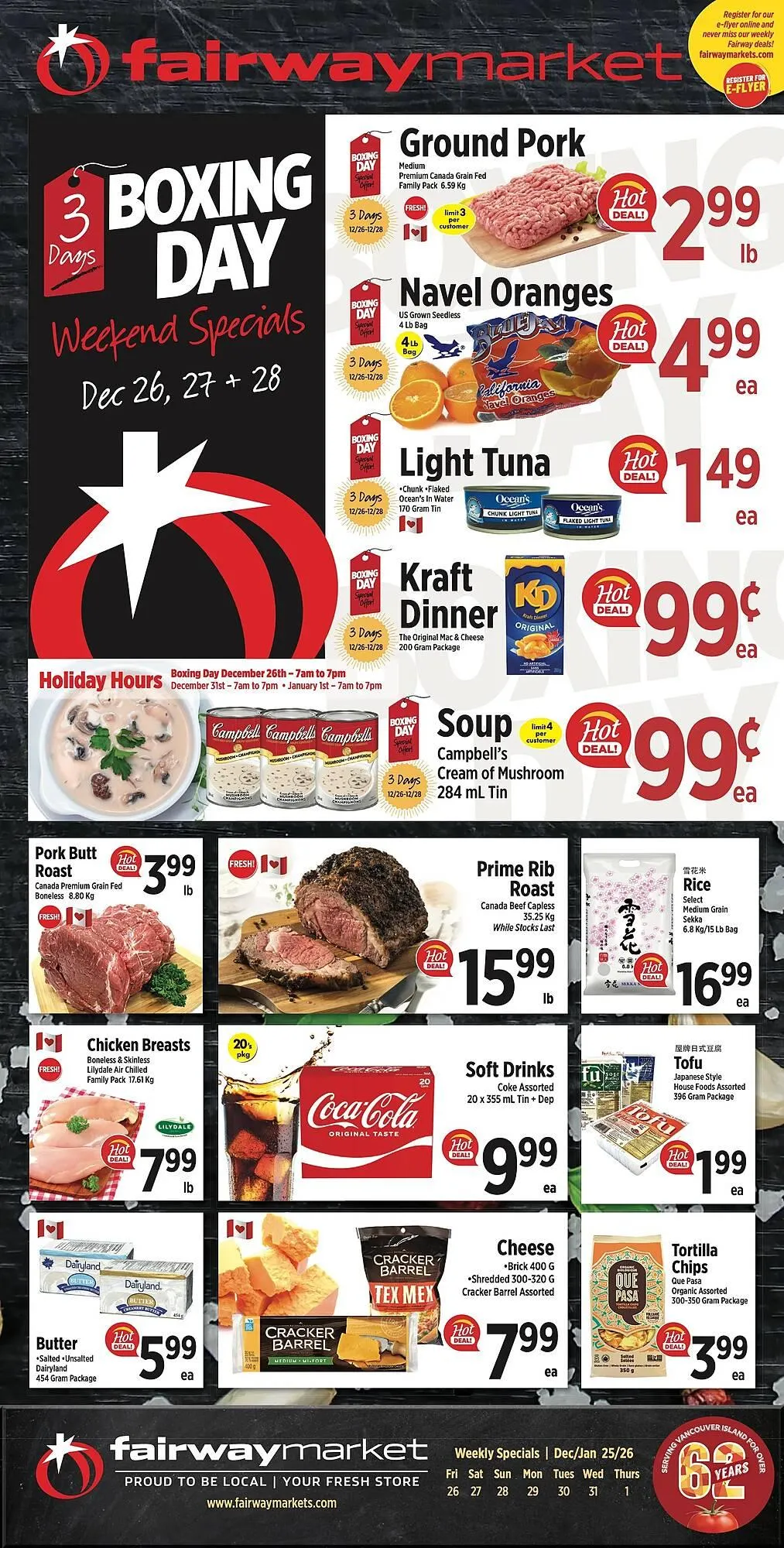 Fairway Market Canada flyer from December 26 to January 1 2026 - flyer page 1