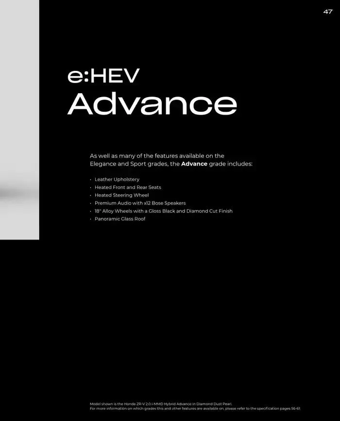 Honda ZR-V from February 28 to February 28 2026 - flyer page 47