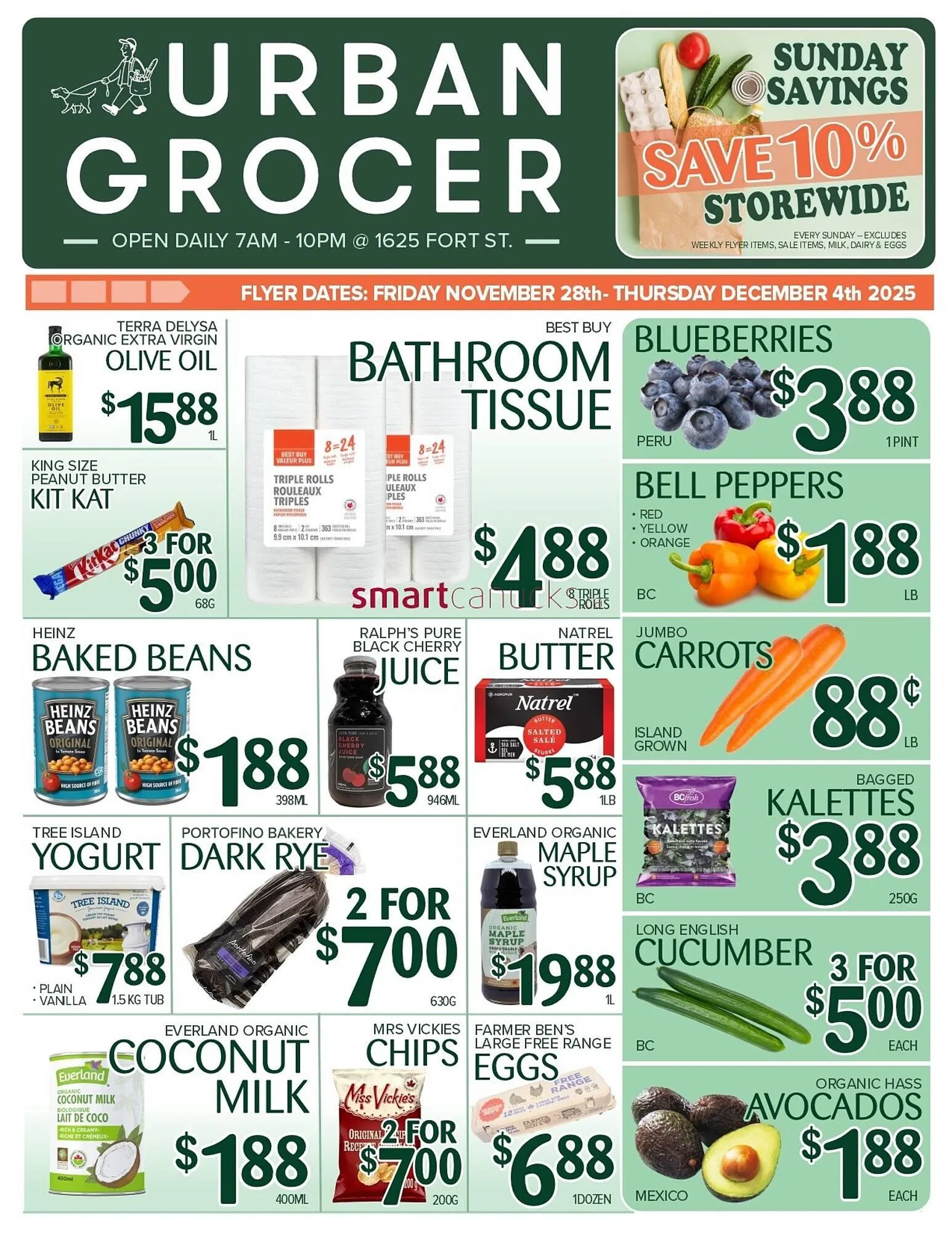 Urban Grocer flyer from November 28 to December 4 2025 - flyer page 1