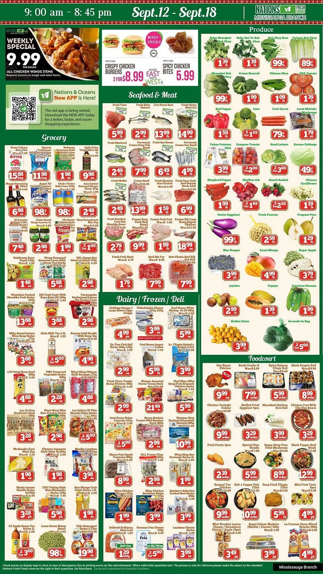 Nations Fresh Foods flyer from September 12 to September 18 2025 - flyer page 1