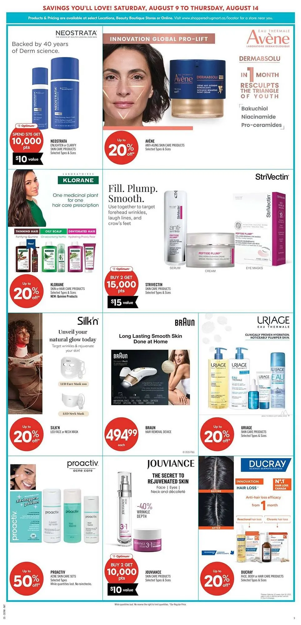 Shoppers Drug Mart flyer from August 9 to August 14 2025 - flyer page 15